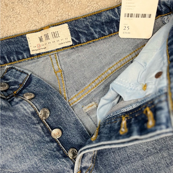 BRAND NEW! FREE PEOPLE JEANS (new with tags + bag) - Picture 5 of 7